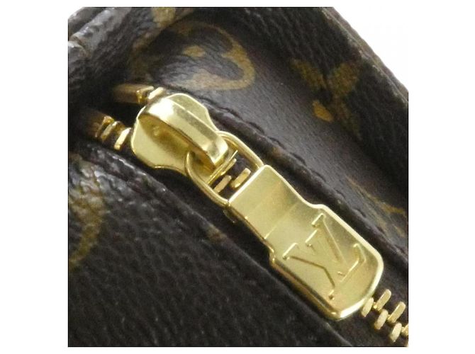 Borsa Louis Vuitton Monogram Multipli Cité Marrone - vista 7