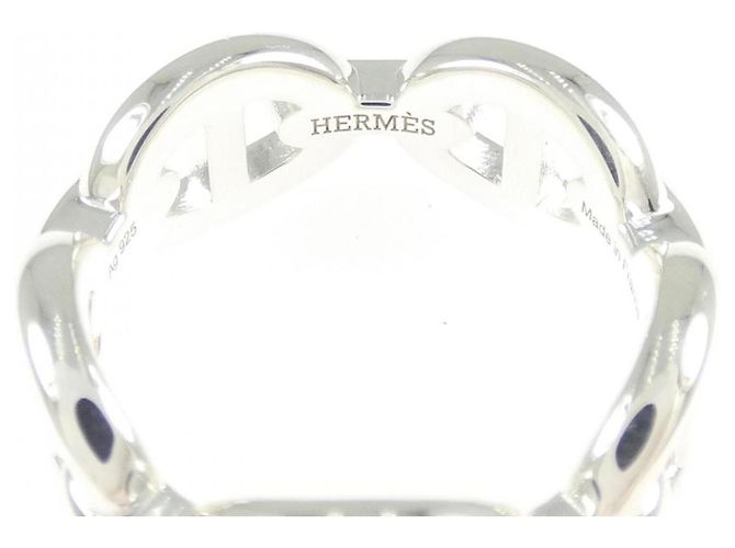Ring Hermès Anello Chaine d'Ancre Enchainée Hermes Argento - vista 3