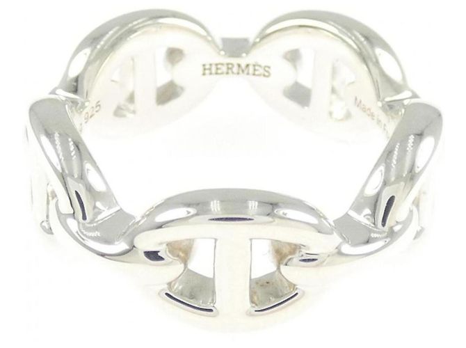Ring Hermes Hermès Chaine d'Ancre Enchainée Anillo Plata - vista 2