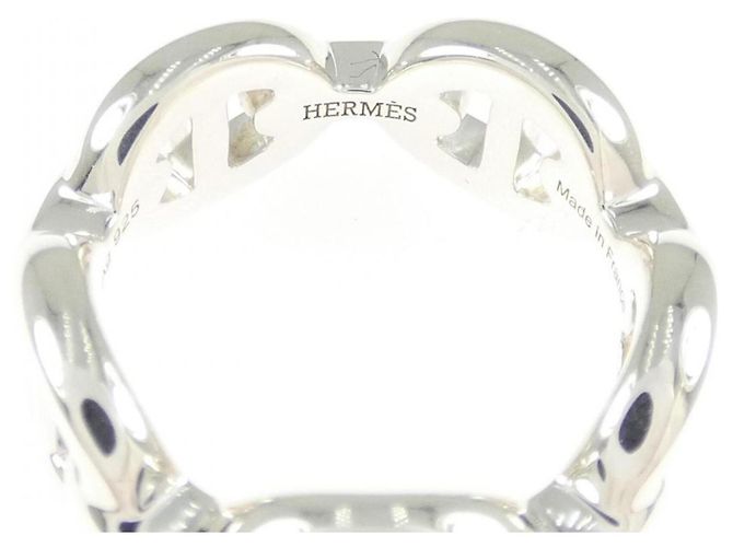 Ring Hermes Hermès Chaine d'Ancre Enchainée Anillo Plata - vista 3