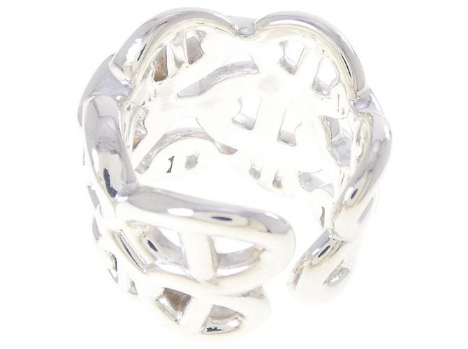 Hermes Hermès Chaine d'Ancre Enchainée Ring Silber - Ansicht 3