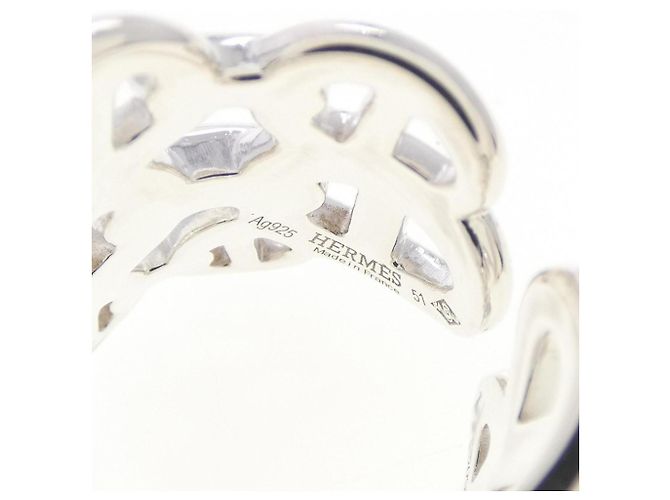 Hermes Hermès Chaine d'Ancre Enchainée Ring Silber - Ansicht 4