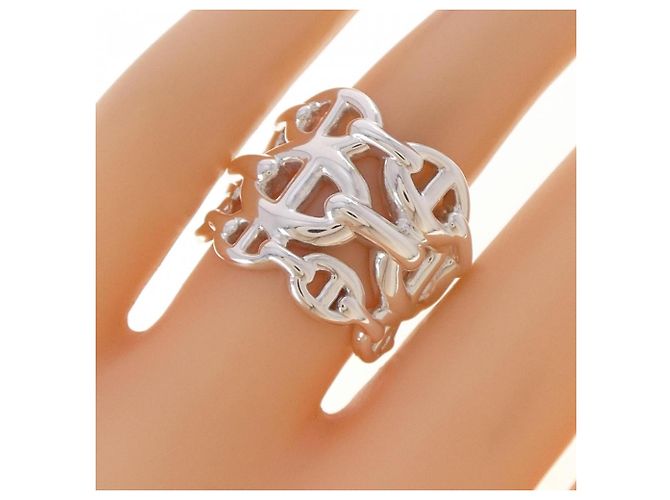 Hermes Hermès Chaine d'Ancre Enchainée Ring Silber - Ansicht 5
