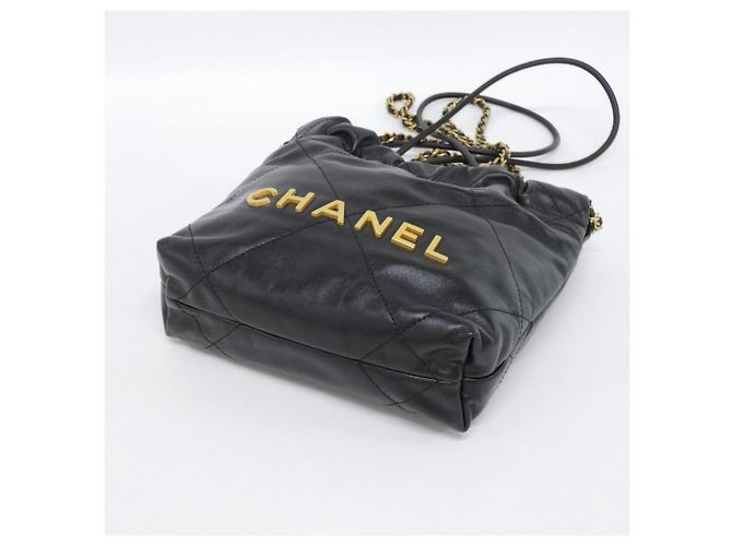 Borsa Chanel 22 Line MINI AS3980 Nero - vista 3
