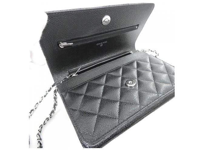 Catena per portafoglio Chanel Timeless Classic Line AP0250 Nero - vista 5