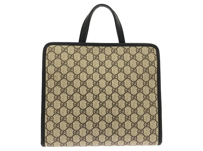 Borsa a mano Gucci per bambini Nero Beige - vista 2