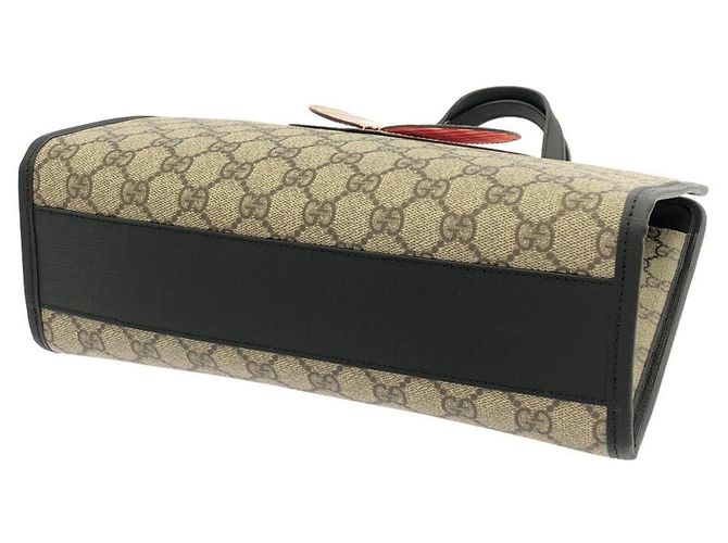 Borsa a mano Gucci per bambini Nero Beige - vista 3