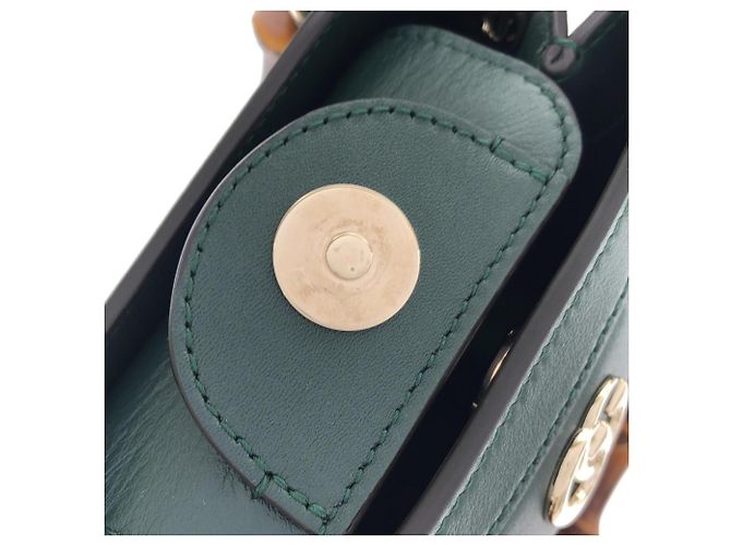 Borsa Gucci DIANA in pelle verde - vista 7