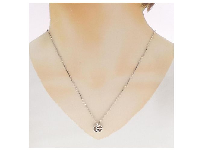 Collana Gucci Double G Argento - vista 6
