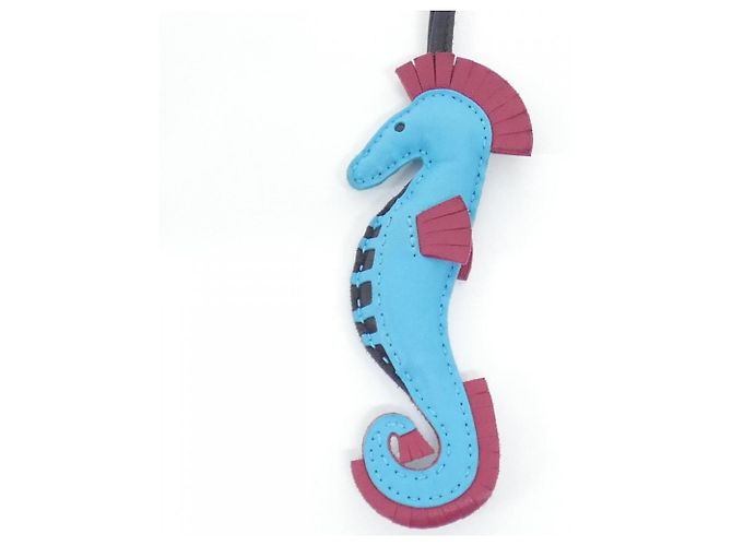 Hermès Hermes Hippo Bag Charm Schwarz Blau - Ansicht 2