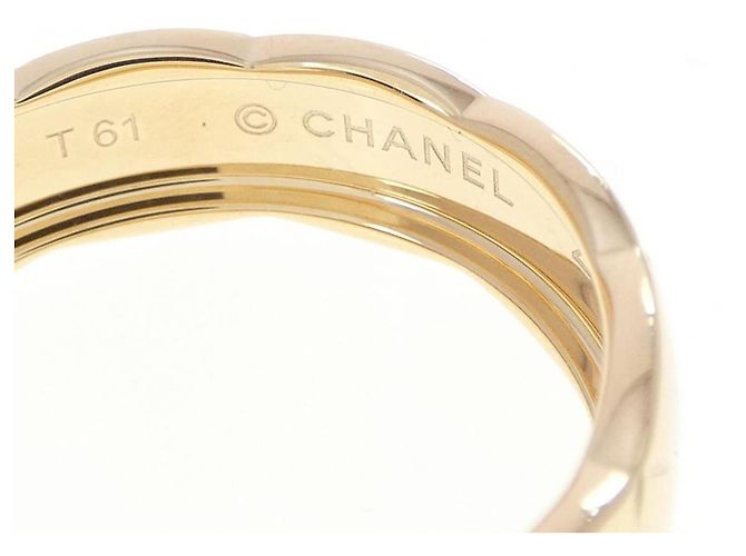 Anillo Chanel Coco Crush Medium Dorado - vista 3
