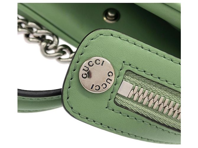 Borsa Gucci Petite GG Verde chiaro - vista 6