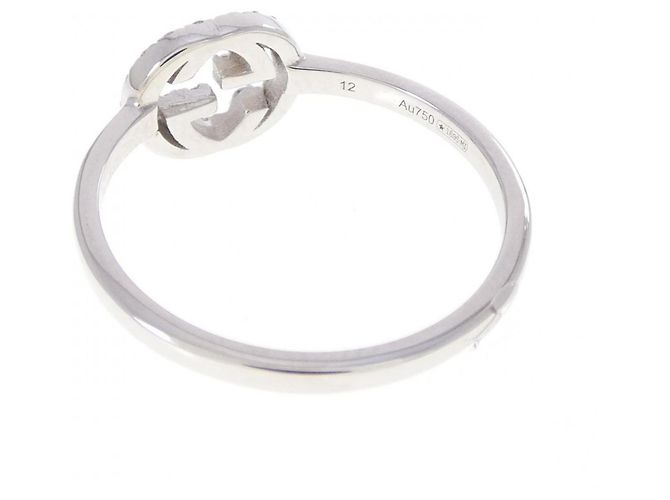Gucci Ringband aus Weißgold und Diamanten Golden - Ansicht 3