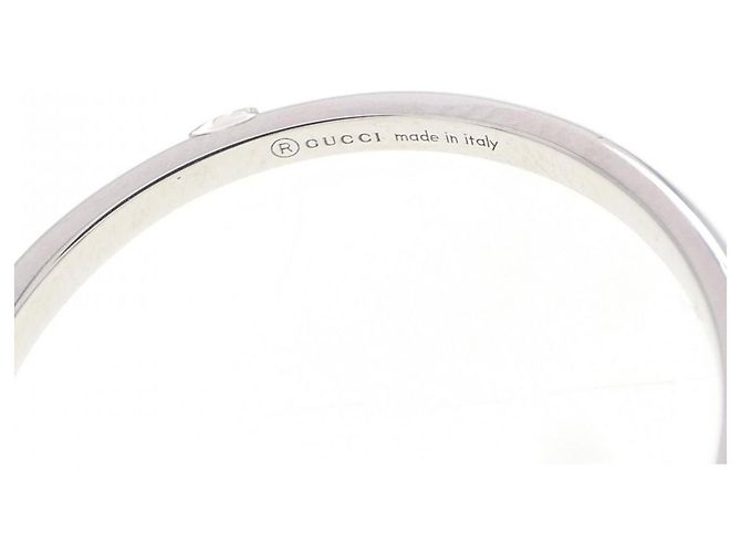 Gucci Ringband aus Weißgold und Diamanten Golden - Ansicht 4