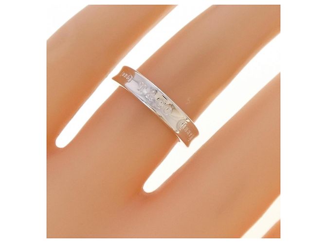 Tiffany & Co. 1837 Narrow Silver Band Ring Ring - Ansicht 5