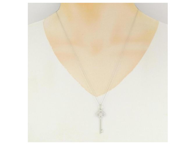 Tiffany & Co Collana mini Tiffany Crown Key - vista 6