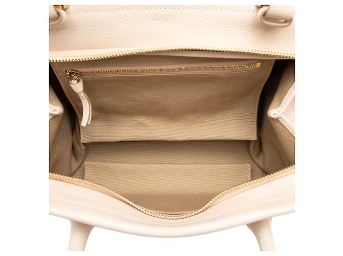Borsa Everston in pelle marrone media Chloé Beige - vista 4