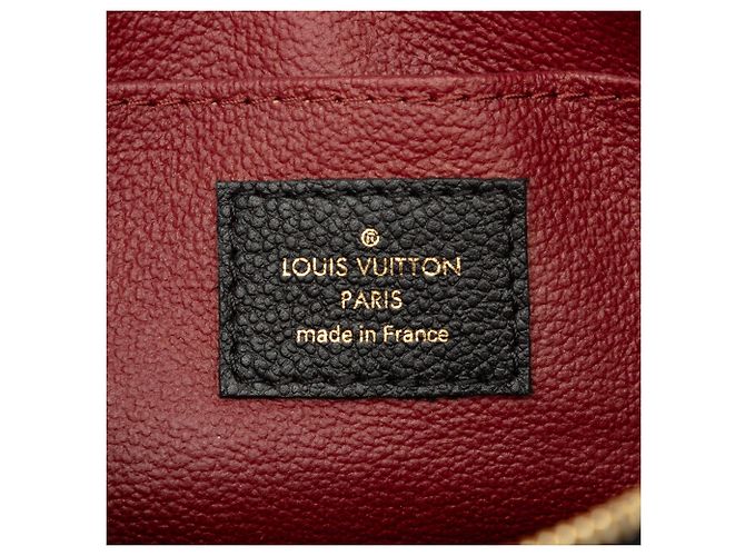 Pochette cosmetici Louis Vuitton Black Bicolor Monogram Empreinte PM Nero - vista 5