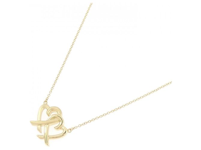 Tiffany & Co Collana Tiffany Loving Heart Interlocking in oro giallo 18K - vista 2