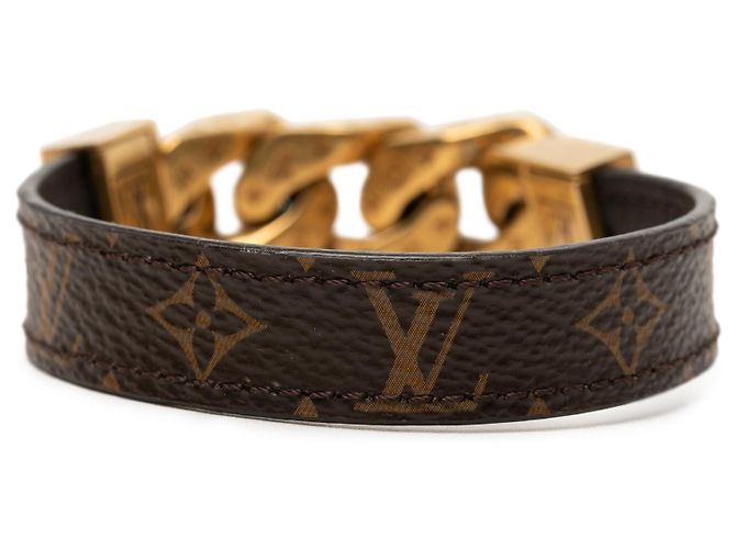 Bracciale Reverso a catena Mono marrone Louis Vuitton - vista 3