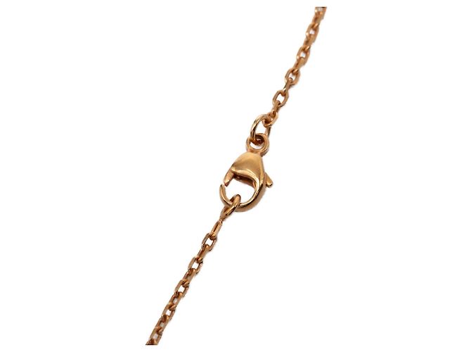 Pendente Mini Pop H in smalto rosa oro rosa Hermès - vista 3