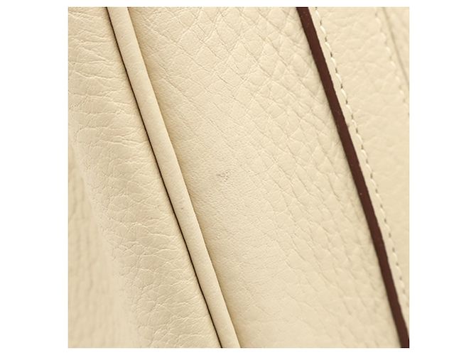 Hermès Brown Clemence Birkin Retourne 35 Marrom Bege - vista 11