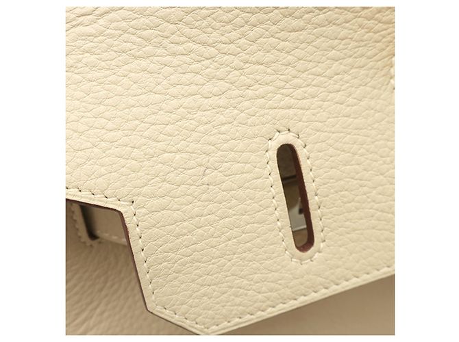 Hermès Brown Clemence Birkin Retourne 35 Marrom Bege - vista 9