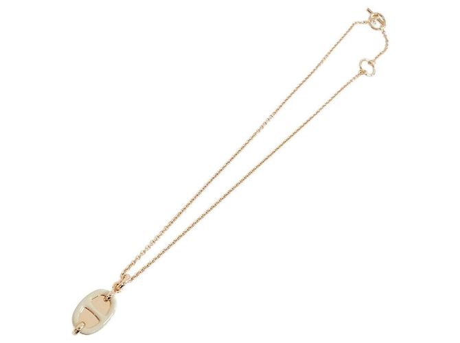 Hermès Collar Hermes Mini Maillon PM 100053FO Beige - vista 2
