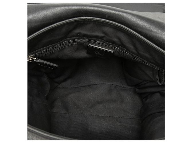 Borsa a tracolla Dior Black Diorissimo in pelle goffrata - vista 4