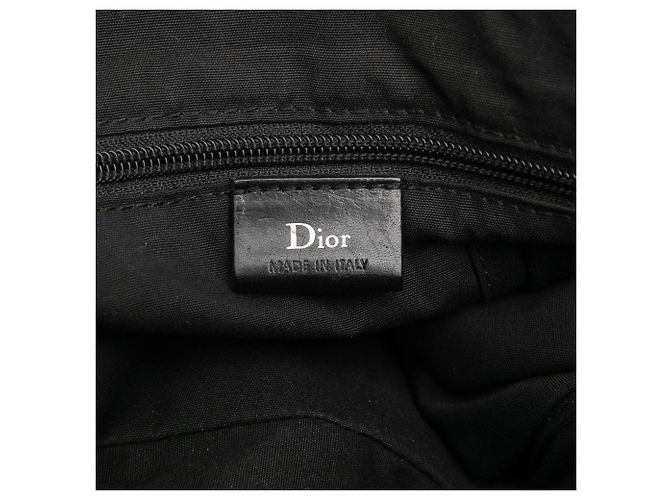 Borsa a tracolla Dior Black Diorissimo in pelle goffrata - vista 5