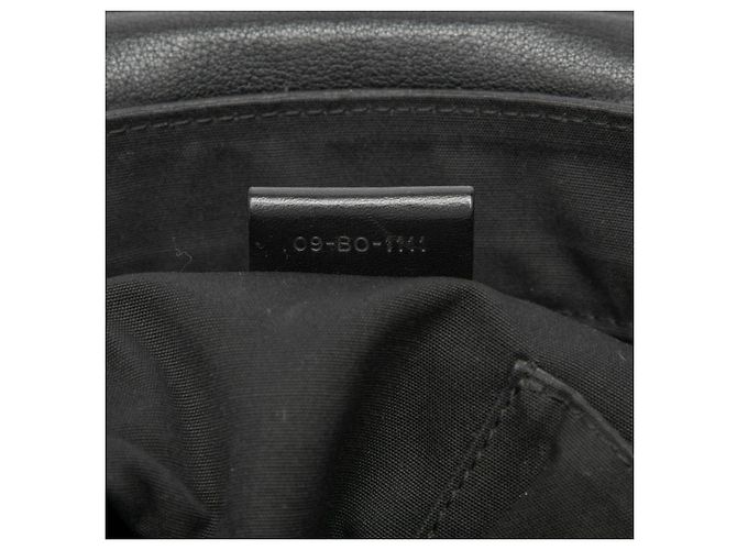 Borsa a tracolla Dior Black Diorissimo in pelle goffrata - vista 6