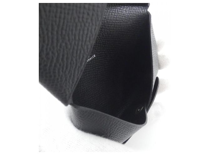 Hermès Tarjetero Hermes Calvi Negro - vista 7