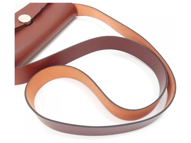 Hermès Borsa a tracolla Hermes Herbag Zip Rosso Beige Crudo - vista 5