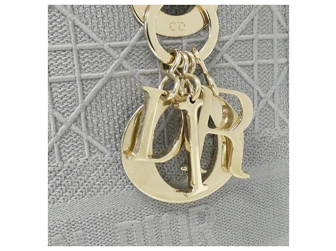 Borsa Christian Dior Lady D-Lite Medium Marrone - vista 4