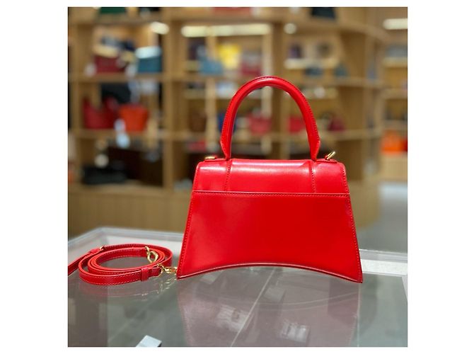 Borsa Hourglass Balenciaga Rosso - vista 2