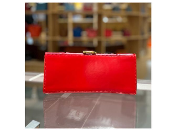 Borsa Hourglass Balenciaga Rosso - vista 5