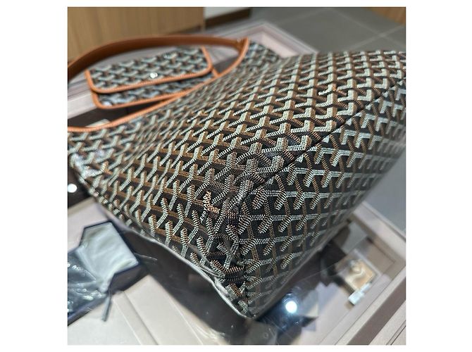 Borsa a tracolla Hobo Goyard Marrone Monogramma - vista 4