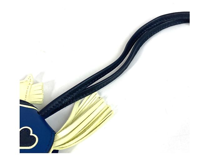 Hermès Hermes Cheval Rodeo Robeo Coeur PM Accessorio per borsa e portachiavi Blu Giallo - vista 3