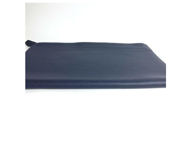 Hermès HERMES Pochette Bazaar GM in pelle Togo Blue Nuit - vista 6