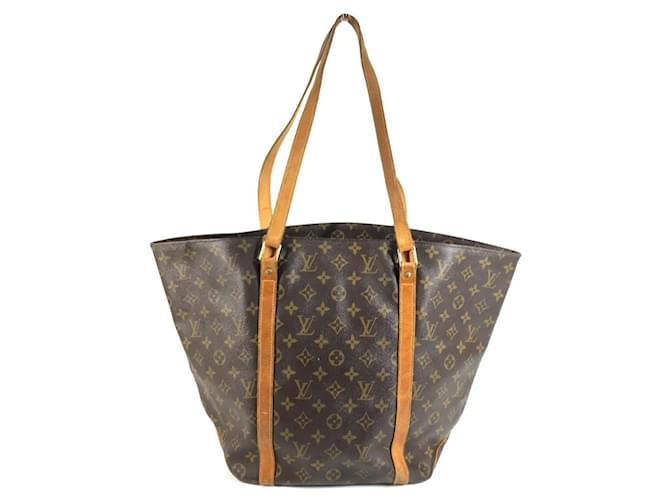 Bolso de compras Louis Vuitton Monogram Castaño - vista 2