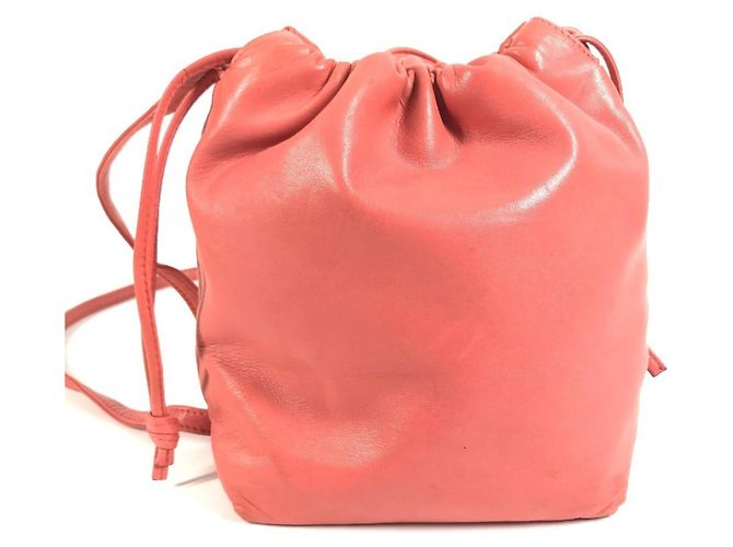 Pochette a tracolla con logo Anagram Loewe Rosa Rosso - vista 2