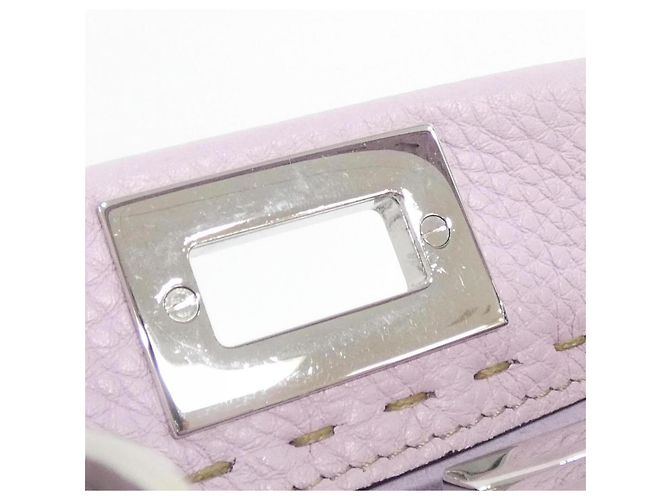 Mini borsa a mano Fendi Selleria Peekaboo Rosa - vista 9