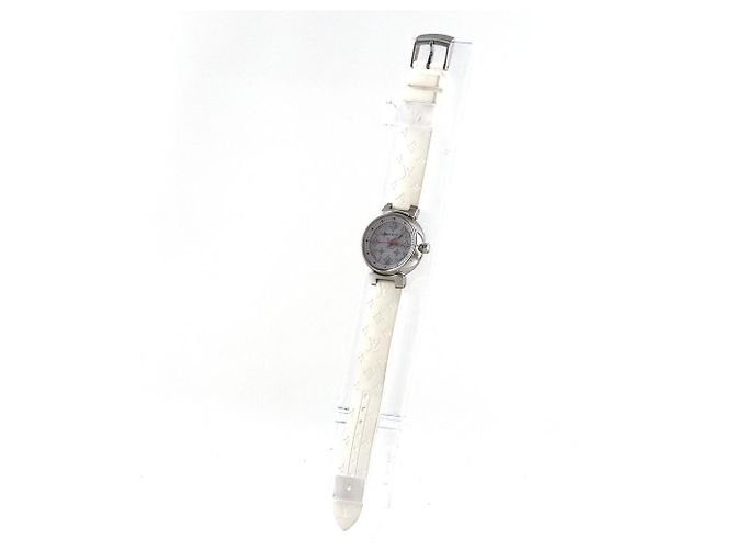Reloj Louis Vuitton Tambour Monogram QA115 Quartz - vista 2