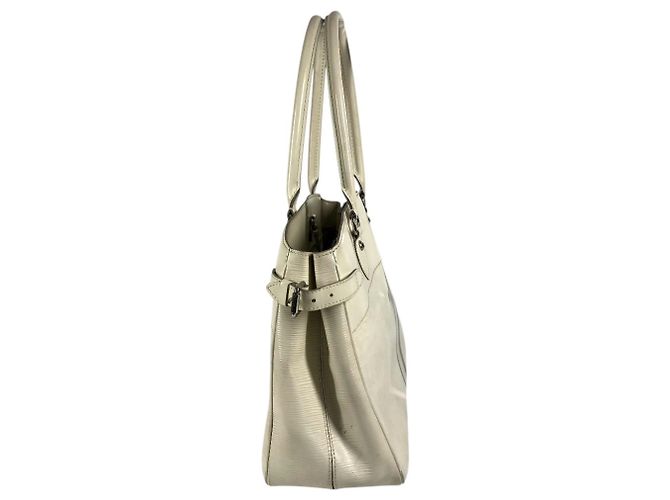 Borsa Louis Vuitton Epi Passy GM Bianco sporco - vista 4