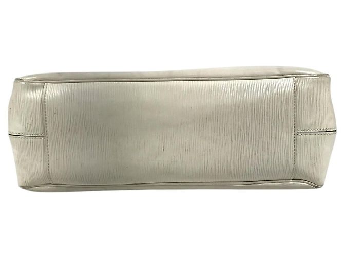 Borsa Louis Vuitton Epi Passy GM Bianco sporco - vista 5