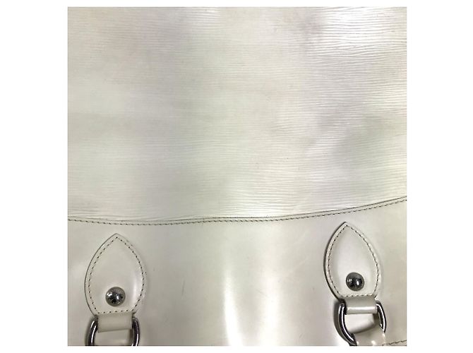 Borsa Louis Vuitton Epi Passy GM Bianco sporco - vista 7