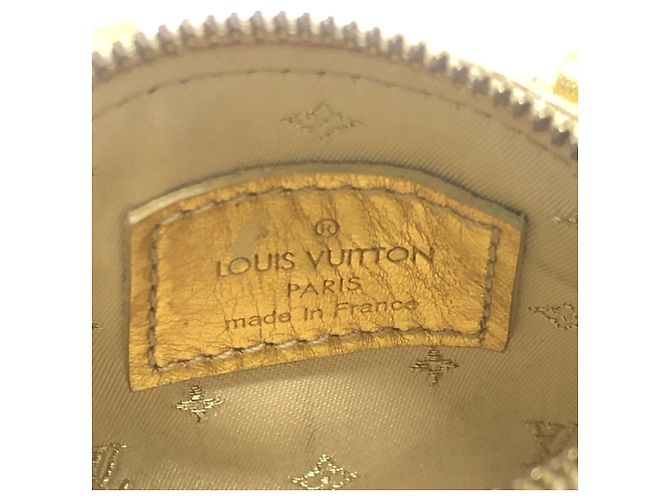 Pochette portachiavi Mini Lockit Louis Vuitton D'oro - vista 16