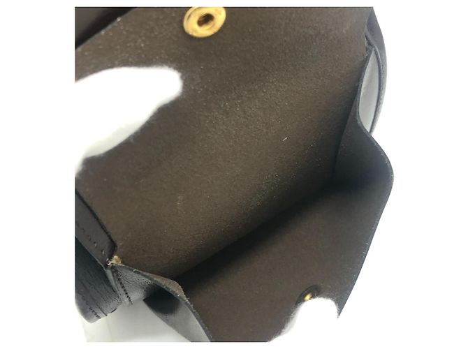 Cartera tríptico Christian Dior estampado Trotter marrón Castaño - vista 11