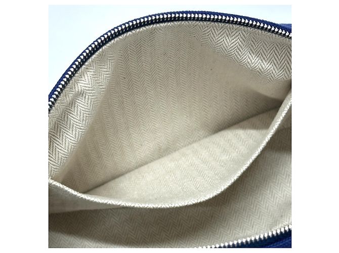 Hermès Borsa Vanity Hermes Bride-à-Blac PM Nero Blu - vista 16