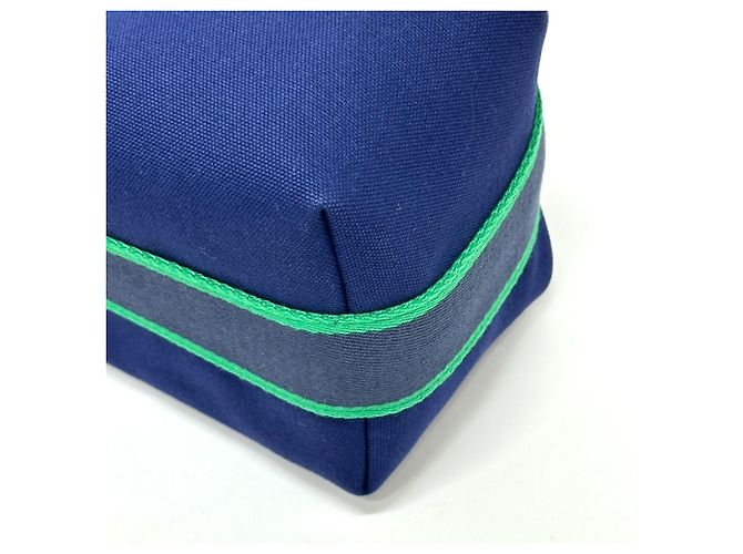 Hermès Borsa Vanity Hermes Bride-à-Blac PM Nero Blu - vista 6